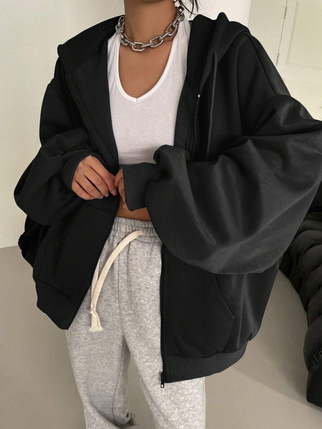 Women's Lined Zip-Up Hoodie