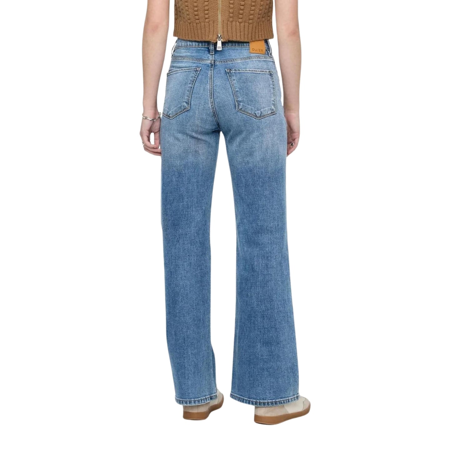 Women's High Rise Wide Leg Jeans