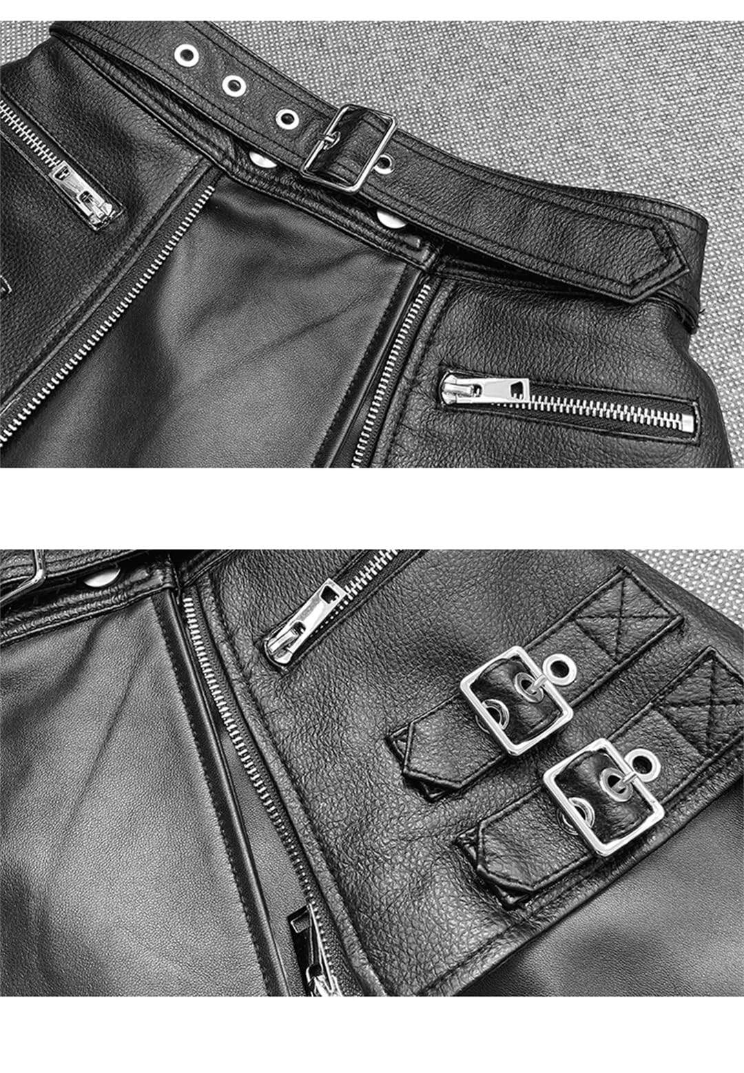 Women's Lambskin A-Line Skirt